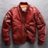 Casual Bomber Avirex Ace of Spades Leather Jacket with Patch