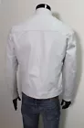 MEN HANDMADE GENUINE SOFT LAMBSKIN LEATHER JACKET WHITE COAT2