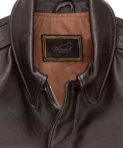 Men's Air Force Leather Flight Bomber Jacket2