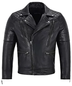 Men’s Biker Napa Lambskin Leather Jacket