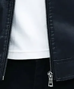 Men’s Leather Biker Jacket – Classic Slim Fit Motorcycle Coat, Durable & Stylish2