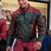 Dwayne The Rock Johnson Red One Leather Jacket
