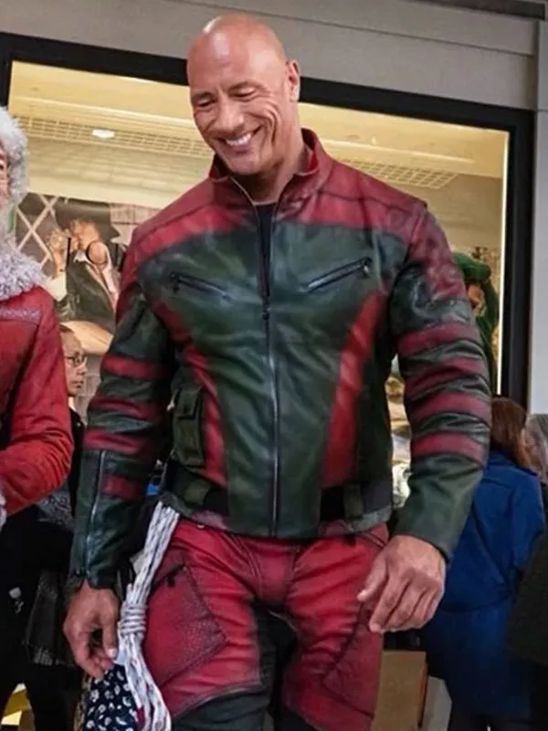 Dwayne The Rock Johnson Red One Leather Jacket