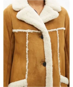 superman and lois emmanuelle chriqui brown shearling jacket scaled 1 937x1093