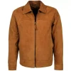 Brown Suede Leather Jacket