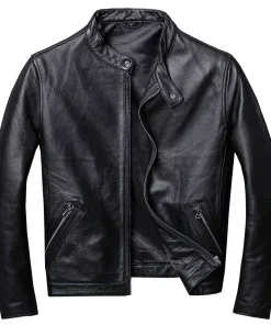 Café Racer Leather Jacket