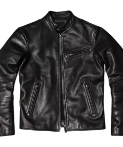 Cafe Racer Leather Jacket