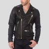 Lambskin Leather Biker
