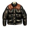 Leather Puffer Jacket