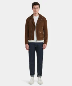 Suede Biker Jacket