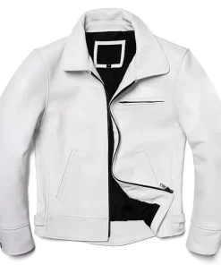 White Leather Jacket