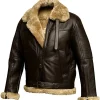 aviator sheepskin leather jacket 1