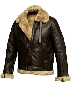 aviator sheepskin leather jacket 1