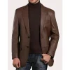 mens classic brown leather blazer 937x937