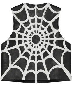 supreme spider web black leather vest 937x937