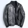Leather Bomber Jacket